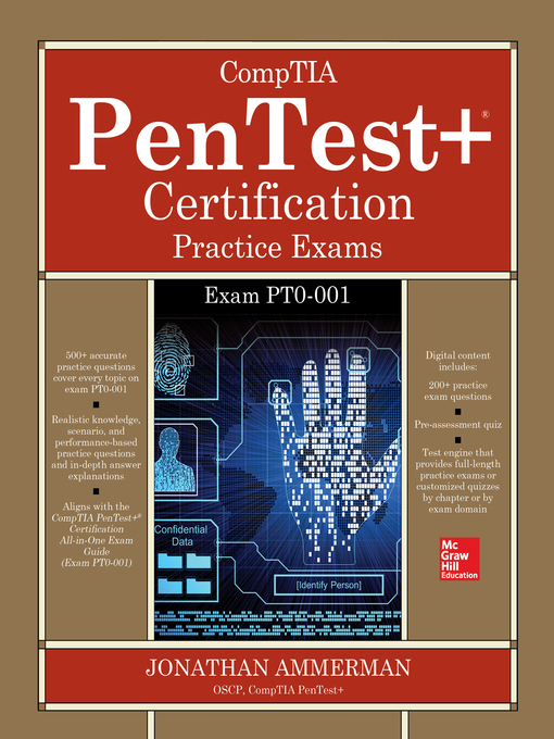 Cover image for CompTIA PenTest+ Certification Practice Exams (Exam PT0-001)